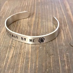 handmade Jewelry - Hand stamped adjustable metal cuff bracelet handmade Jewelry - Hand stamped adjustable metal cuff bracelet